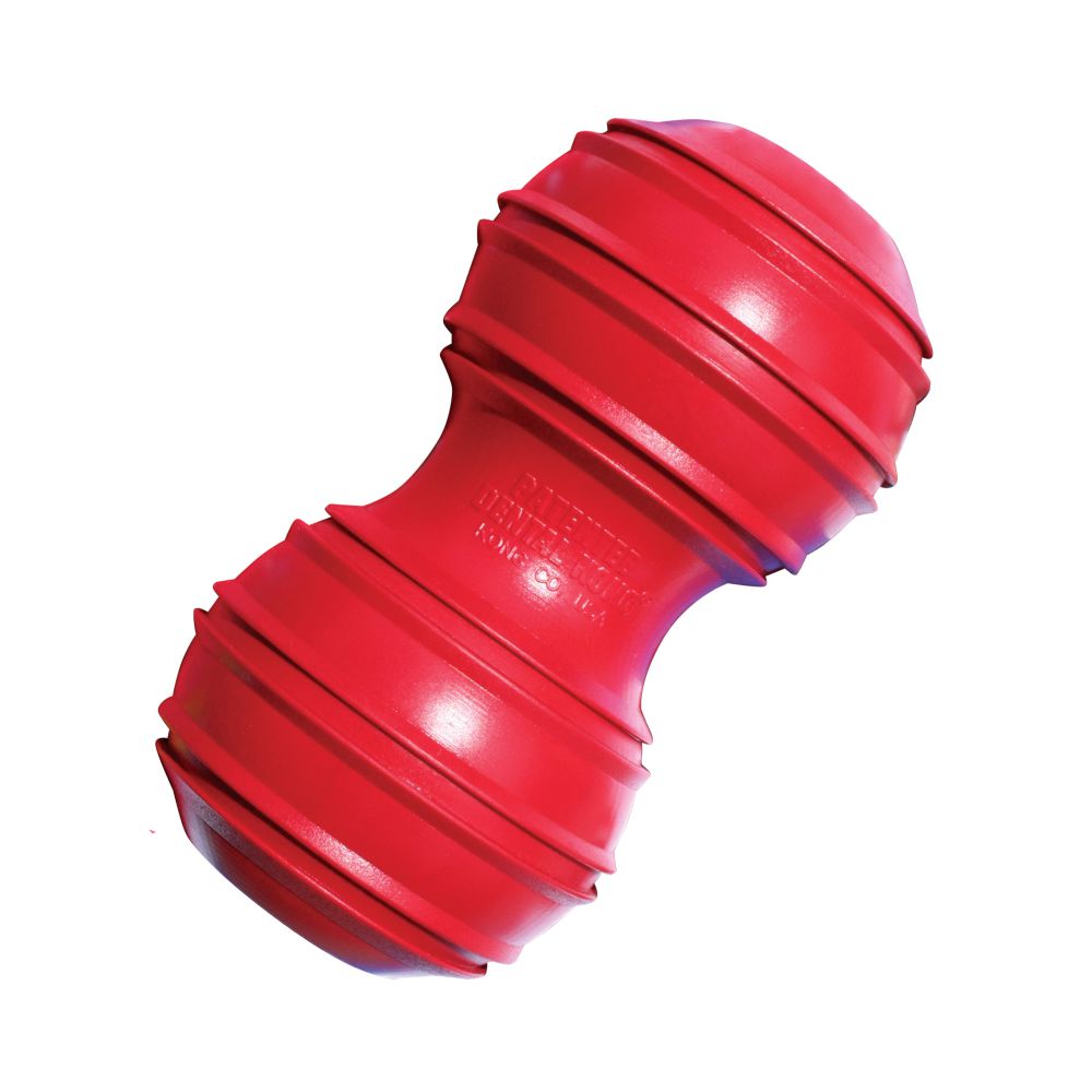 Red Dental Kong with Ridges