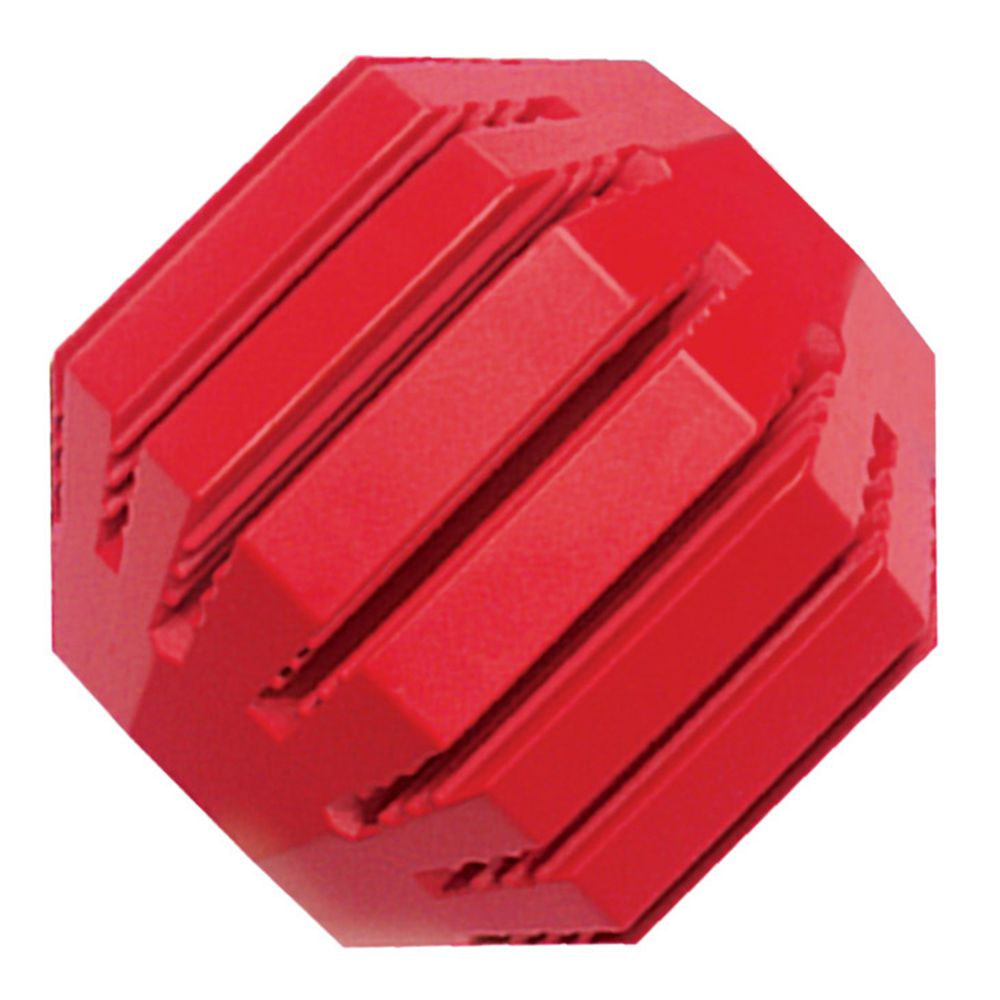 Red ball with slots 