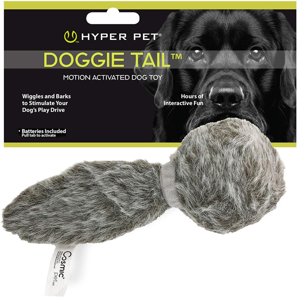 Hyper pet doggie tail top dog toy of 2020 interactive motion activated dog toy